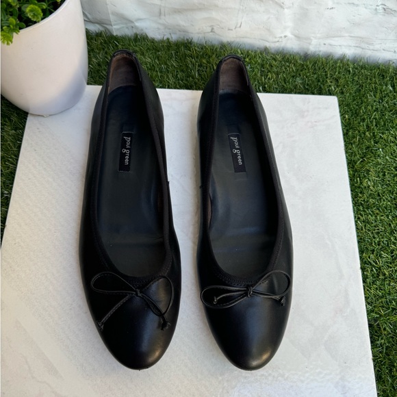 PAUL GREEN Ursula Ballet Flat (Women) Black Leather size UK 5.5 US 8 $398 - Picture 9 of 16